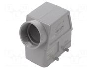 Enclosure for connectors: HDC; Type: high; Gland: PG29 HARTING