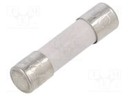 Fuse: fuse; time-lag; 5A; 250VAC; ceramic,cylindrical; 5x20mm ESKA