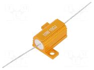 Resistor: wire-wound; with heatsink; 10Ω; 10W; ±5%; 50ppm/°C SR PASSIVES