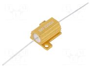 Resistor: wire-wound; with heatsink; 220Ω; 5W; ±5%; 50ppm/°C; axial SR PASSIVES
