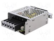 Power supply: switched-mode; for DIN rail; 15W; 5VDC; 3A; OUT: 1 OMRON