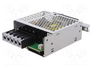 Power supply: switched-mode; for DIN rail; 50W; 15VDC; 3.5A; OUT: 1 OMRON