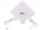 Antenna; LTE; 20dBi; for wall mounting; 50Ω; -40÷85°C; male,SMA SR PASSIVES