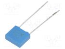 Capacitor: polyester; 220nF; 40VAC; 63VDC; 5mm; ±10%; 7.3x6.5x2.5mm EPCOS