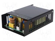 Power supply: switching; open; 500W; 80÷264VAC; 12VDC; 27.5A; 92.5% CINCON