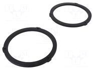 Spacer ring; MDF; 165mm; Peugeot; impregnated; 2pcs. BASSER