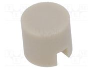 Button; push-in; 5.5mm; -25÷70°C; round; ivory; Ø6mm OMRON Electronic Components