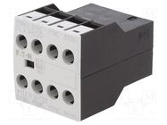 Auxiliary contacts; Leads: screw terminals; front EATON ELECTRIC