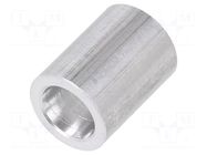 Spacer sleeve; 16mm; cylindrical; aluminium; Out.diam: 12mm DREMEC