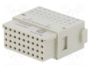 Connector: HDC; module; male; Han-Modular®; PIN: 36; w/o contacts 