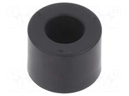 Washer; Base dia: 19mm; stainless steel; H: 14mm; Plating: rubber ELESA+GANTER
