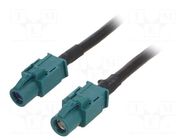 Cable; Fakra HSD plug,both sides; straight; 1m 4CARMEDIA