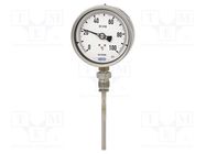 Meter: temperature; analogue,gas-actuated; -40÷60°C; 73; Ø: 100mm WIKA