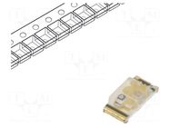 LED; blue; SMD; 1608; 11.5÷28.5mcd; 2.5÷3.1VDC; 1.6x0.8x0.4mm; 120° EVERLIGHT
