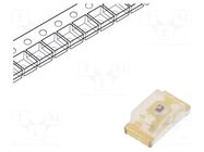 LED; red; SMD; 1608; 16÷50mcd; 2÷2.4VDC; 1.6x0.8x0.6mm; 120°; 10mA EVERLIGHT