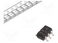 Transistor: NPN x2; bipolar; 45V; 0.2A; 0.15W; SC70-6,SC88,SOT363 ONSEMI