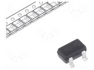 Transistor: N-MOSFET; unipolar; 30V; 2.1A; Idm: 10A; 0.5W; SOT323 DIODES INCORPORATED