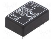 Converter: DC/DC; 10W; Uin: 18÷75V; Uout: 15VDC; Uout2: -15VDC; DIP24 CINCON