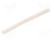 Protective tube; PVC; white; -20÷105°C; Øint: 4.11mm; L: 152.4mm ALPHA WIRE