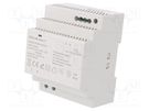 Power supply: switched-mode; for DIN rail; 85W; 12VDC; 7.1A; IP20 QOLTEC