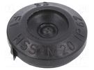 Grommet; Ømount.hole: 20mm; elastomer thermoplastic TPE; black HT HI TECH POLYMERS