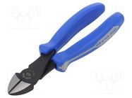 Pliers; side,cutting; two-component handle grips; 183mm KING TONY
