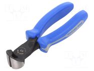 Pliers; end,cutting; two-component handle grips; 165mm KING TONY