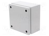 Enclosure: multipurpose; X: 200mm; Y: 200mm; Z: 120mm; KX; light grey RITTAL