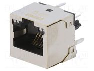 Connector: RJ45; socket; PIN: 8; with LED; gold-plated; Layout: 8p8c 