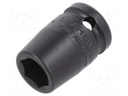 Socket; 6-angles,socket spanner,impact; HEX 14mm; 1/2"; IMPACT STAHLWILLE
