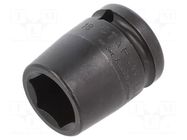 Socket; 6-angles,socket spanner,impact; HEX 18mm; 1/2"; IMPACT STAHLWILLE