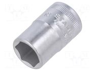 Socket; 6-angles,socket spanner; HEX 16mm; 1/2"; short STAHLWILLE