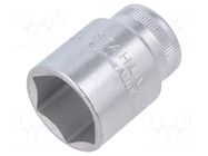 Socket; 6-angles,socket spanner; HEX 24mm; 1/2"; short STAHLWILLE