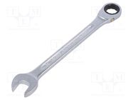 Wrench; combination spanner; 15mm; chromium plated steel STAHLWILLE