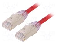 Patch cord; RJ45 plug,both sides; F/UTP,TX6A-28™; 6a; wire; Cu; 2m PANDUIT