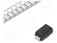 Diode: rectifying; SMD; 100V; 1A; 1.8us; SMA; Ufmax: 1.1V; Ifsm: 30A ONSEMI