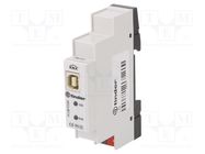 KNX-USB interface; for DIN rail mounting; 30VDC; IP40; -5÷45°C FINDER