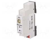 KNX-USB interface; for DIN rail mounting; 30VDC; IP40; -5÷45°C FINDER