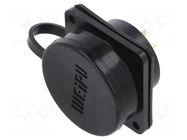 Connector: circular; socket; female; PIN: 3; IP67; SA28; 50A; 500V WEIPU