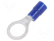 Tip: ring; M8; Ø: 8.4mm; 1.04÷2.63mm2; crimped; for cable; insulated NICHIFU