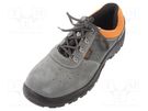Shoes; Size: 45; grey-black; leather; with metal toecap; 7246E BETA