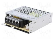 Power supply: switched-mode; for building in; 75W; 12VDC; 6A; 90% XP POWER