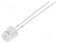 CRLED; blue; 5mm; 750mcd; 140°; Front: flat; 12VDC; No.of term: 2 OPTOSUPPLY