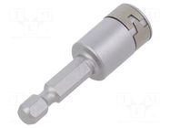 Screwdriver bit; 6-angles socket; 1/4"; HEX 8mm WERA