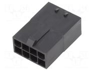 Connector: wire-wire; plug; male; Mini-Fit Sigma; PIN: 8; for cable MOLEX