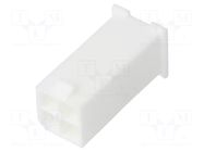 Connector: wire-wire; plug; male; PIN: 4; Mini-Fit Jr; crimped; 2x2 MOLEX