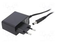 Power supply: switching; mains,plug-in; 5VDC; 3A; 15W; Out: 5,5/2,5 POS