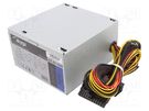 Power supply: computer; ATX; 550W; 3.3/5/12V; Features: fan 12cm AKYGA