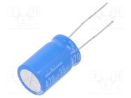 Capacitor: electrolytic; THT; 470uF; 35VDC; Ø12.5x20mm; Pitch: 5mm NICHICON