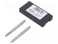 Tap; M4; 0.5; L: 45mm; Holder: hand; 3.4mm; Thread: fine thread; 2pcs. VÖLKEL